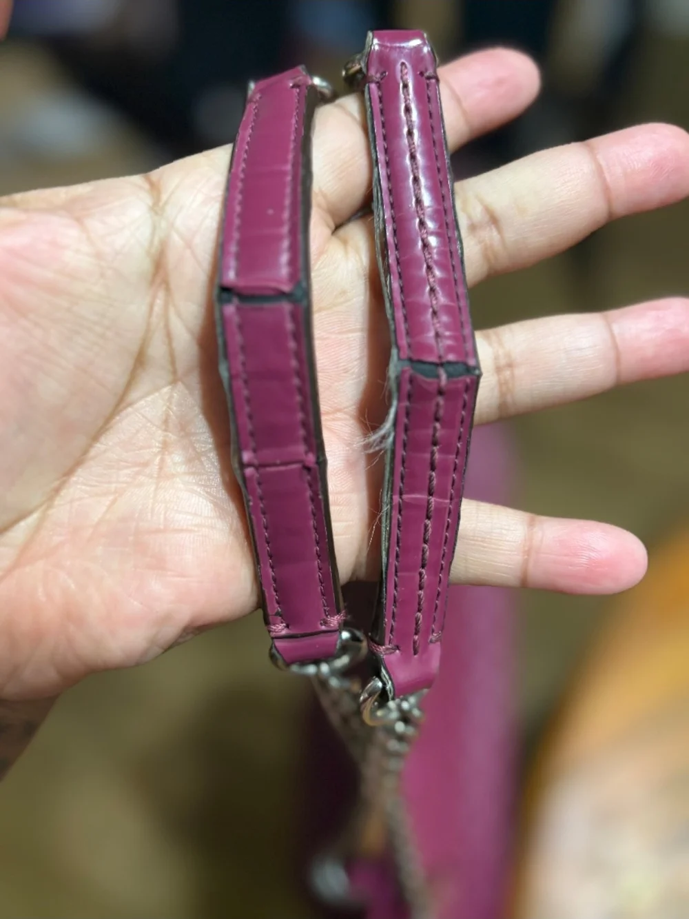 Coach Quilted Cahain-Handle Tote Bag in Pink - PROJECT